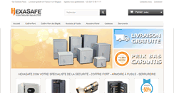 Desktop Screenshot of hexasafe.com